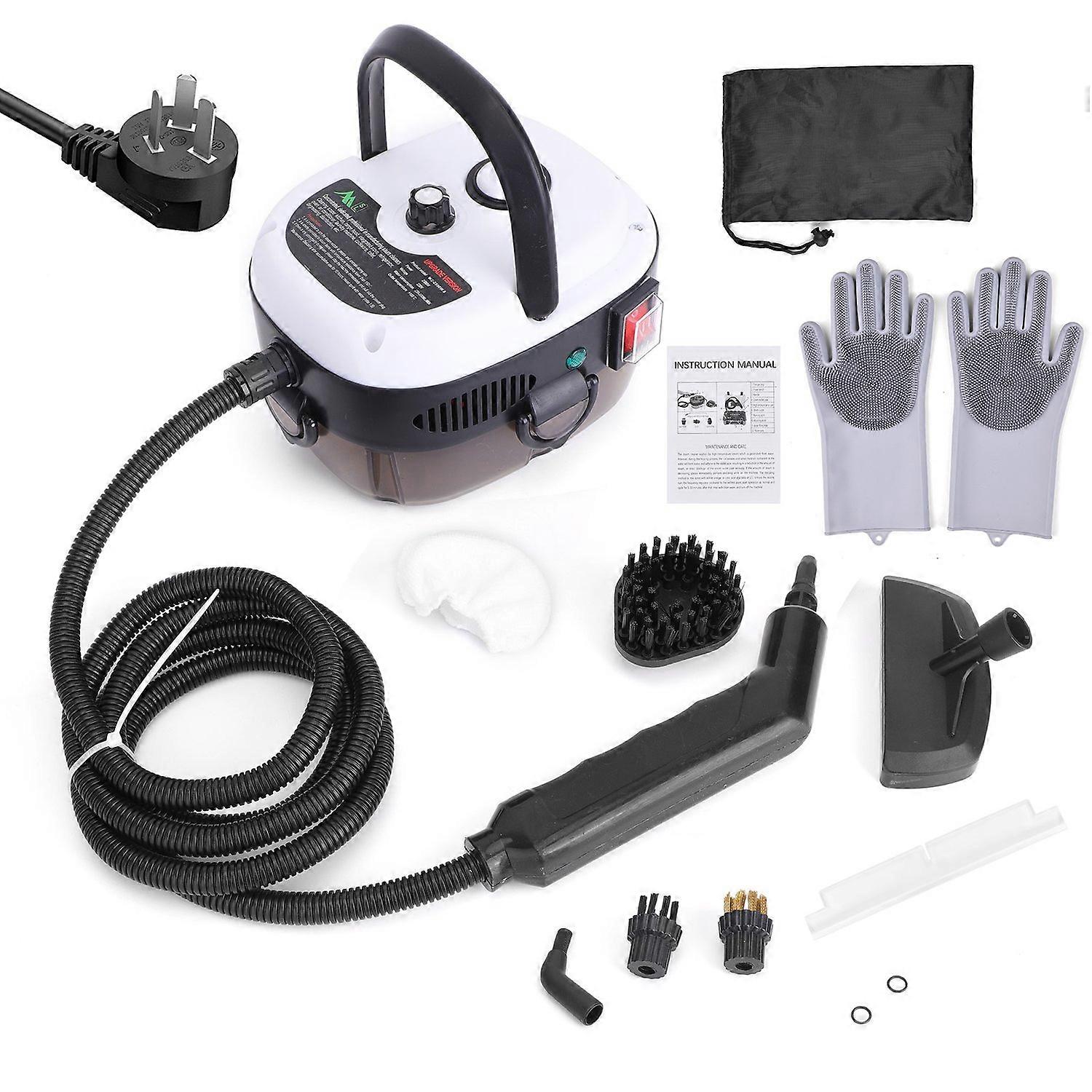 2500W Portable Handheld Steam Cleaner 105℃ High Temperature Steam Deep Cleaning Machine with Removab