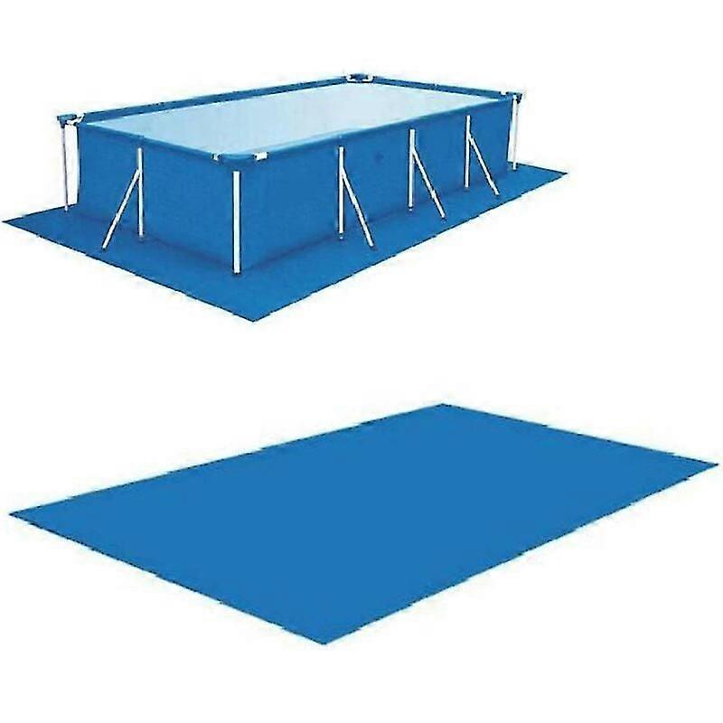 Rectangle Pool Mat, Square Pool Ground Mat, Rectangle Pool Ground Mat, Foldable Ground Cover for Frame Pool, Paddling Pool, Hot Tub