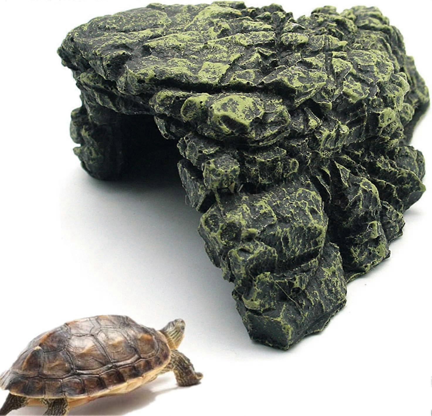 Resin Reptile Hideaway Wide Application, Natural Fragrance, Stable Shelter For Reptiles And Amphibians, Fosters Confidence And Rest, For Aquarium And