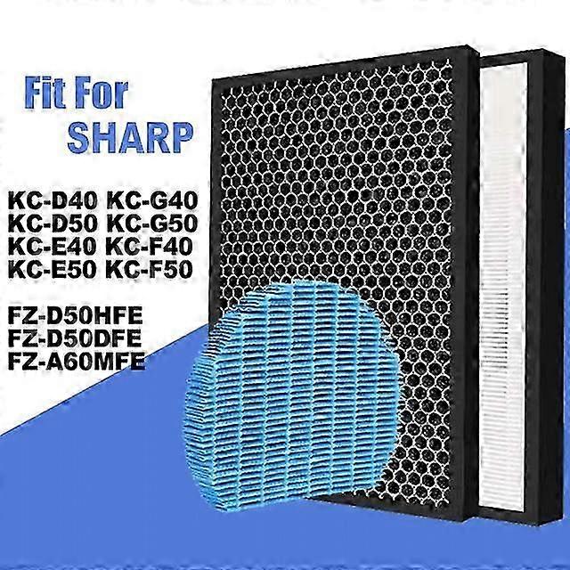Filtro al carbone HEPA FZ-D50HFE FZ-D50DFE per purificatore d'aria SHARP KC-D40 KC-G40 KC-D50 KC-G50 KC-E40 KC-F40 KC-E50 KC-F50