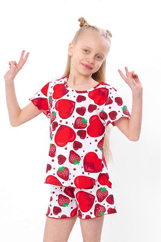 Ensemble de pyjama élégant pour filles – Imprimé confortable et lumineux, été, HC 6372-002-1