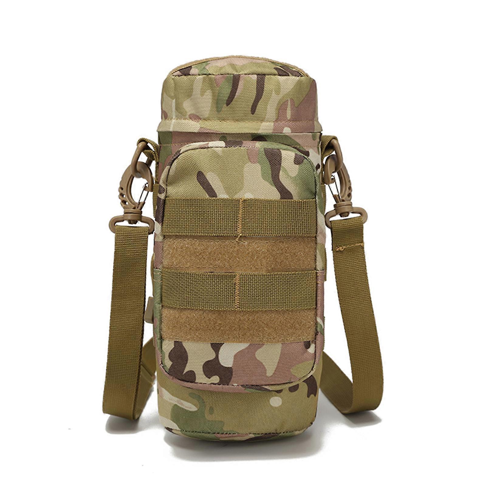 Taktisk Vattenflaska Väska Fickhållare Utomhus Resor Camping Vandring Cykling Fiske Jakt Vattenflaska Vattenkokare Väska CP