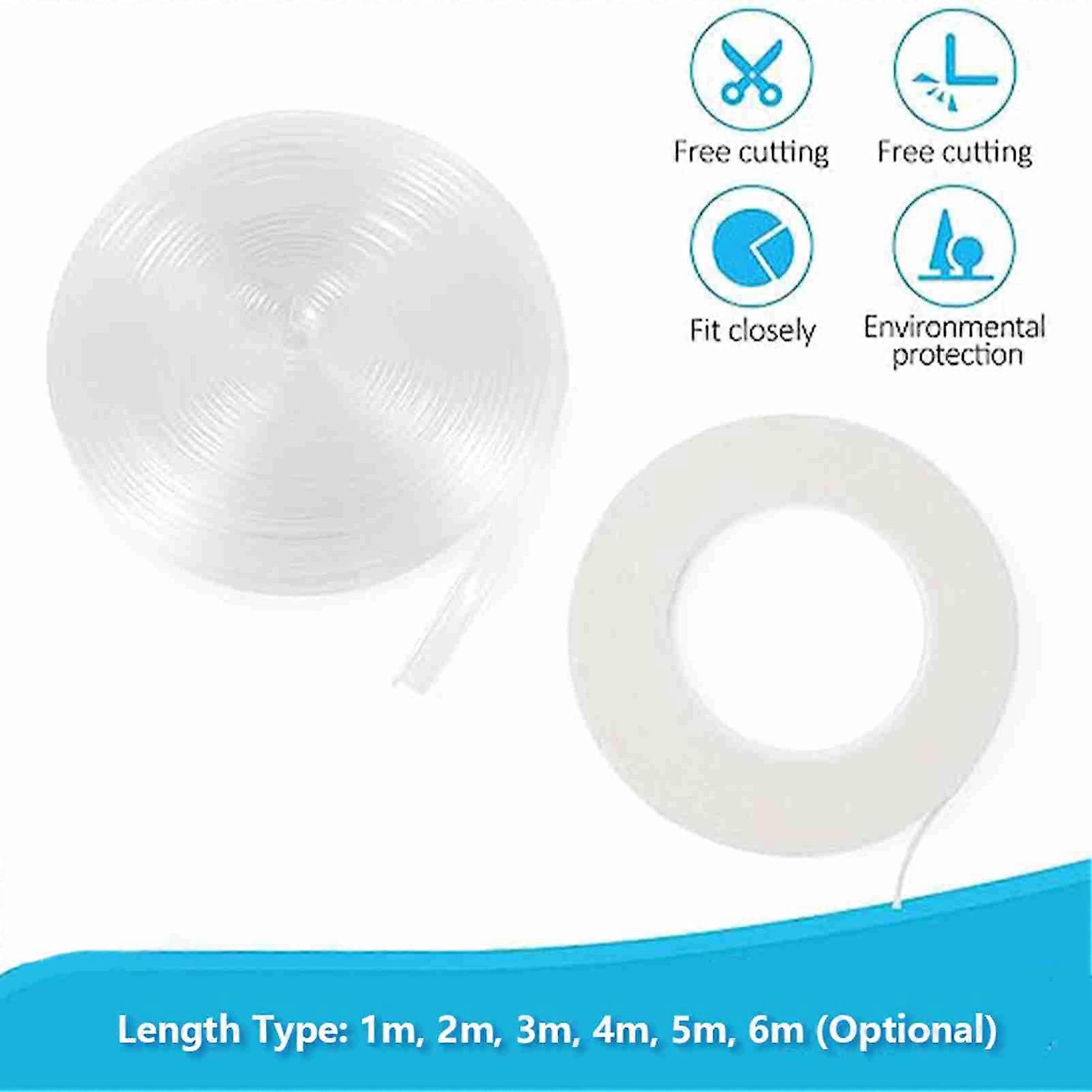 Clear Table Corner Guards Baby Proofing Corner Protector Soft Silicone Furniture Edge Bumper Strip 5m