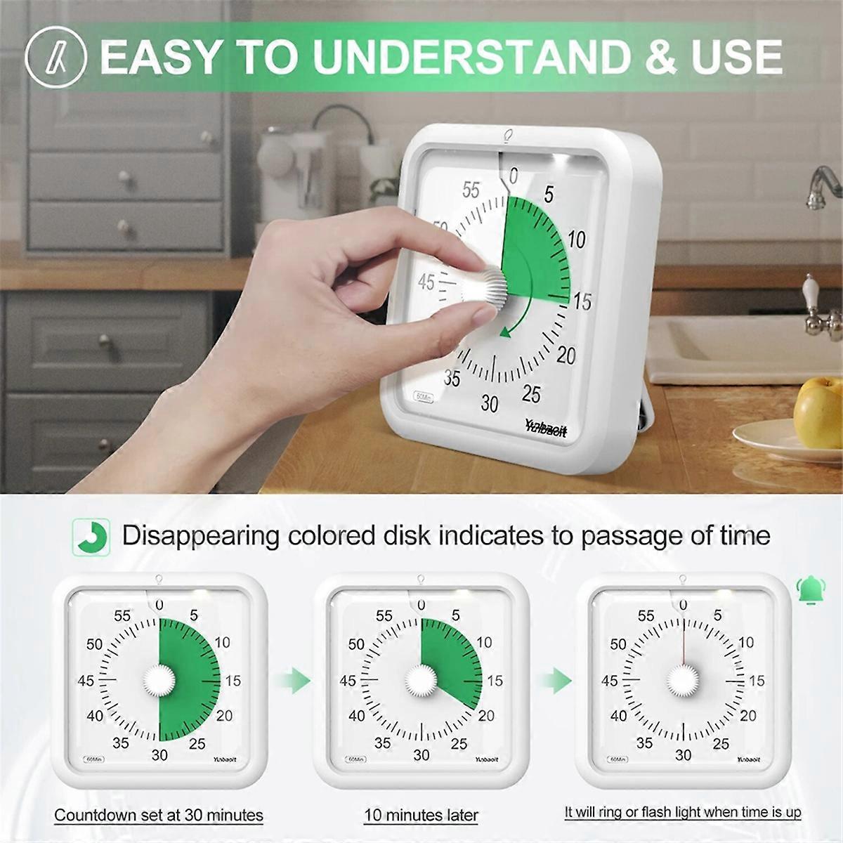 Kids Learning,Visual Countdown ,Time Manager, Pomodoro Alarm ,Classroom Countdown for Kids and Educa