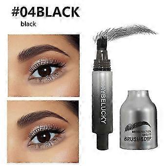 Brow-fection, Brow Fection Pinceau biseauté Dip, Stylo imperméable noir