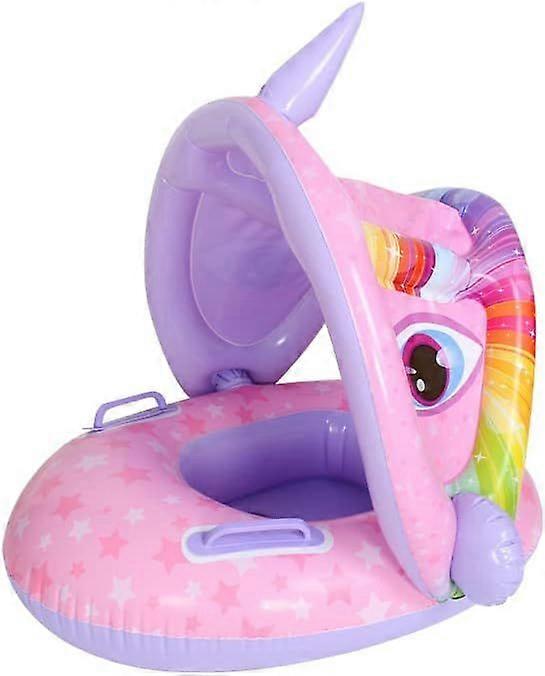 Swimming Float Inflatable Pool Float with Canopy Floats for SwimmingPool Float with Removable Sunshade for Kids Boys Girls