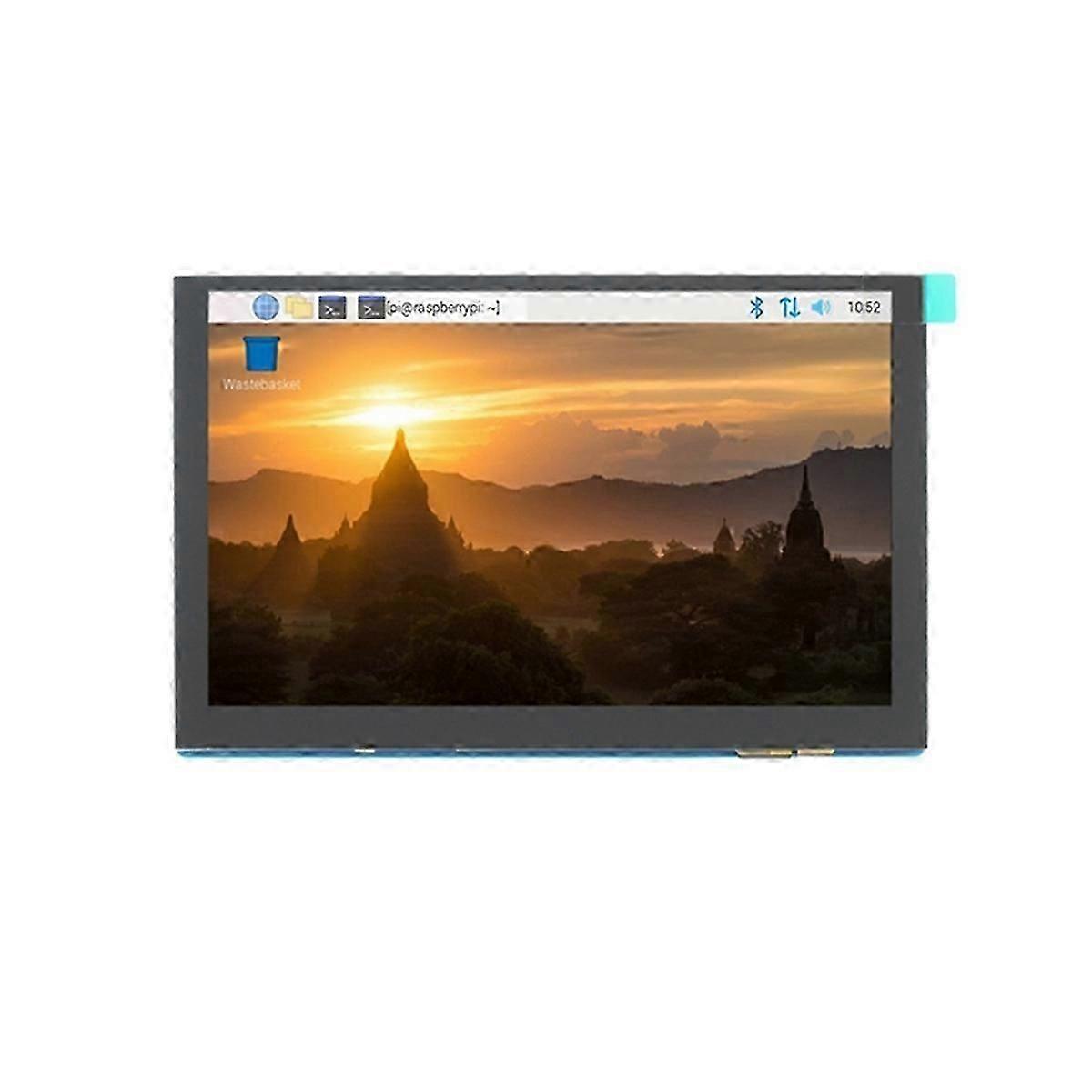 7 Inch QLED Display Interface Panel Multi-Point Touch for 4B/3B/2B and Other Full Range Motherboards