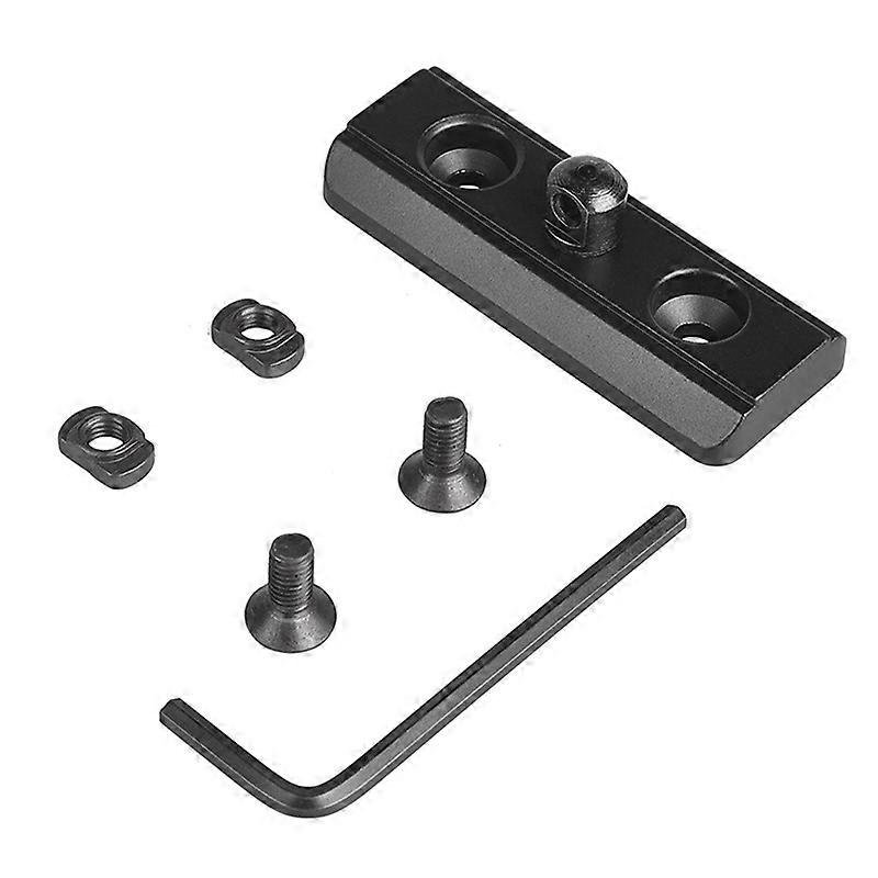 MLOK Bipod Adapter Mount Sling Stud Aluminum Alloy Mount Includes 2 T-Nuts 2 Screws And 1 Wrench Compatible For Hunting