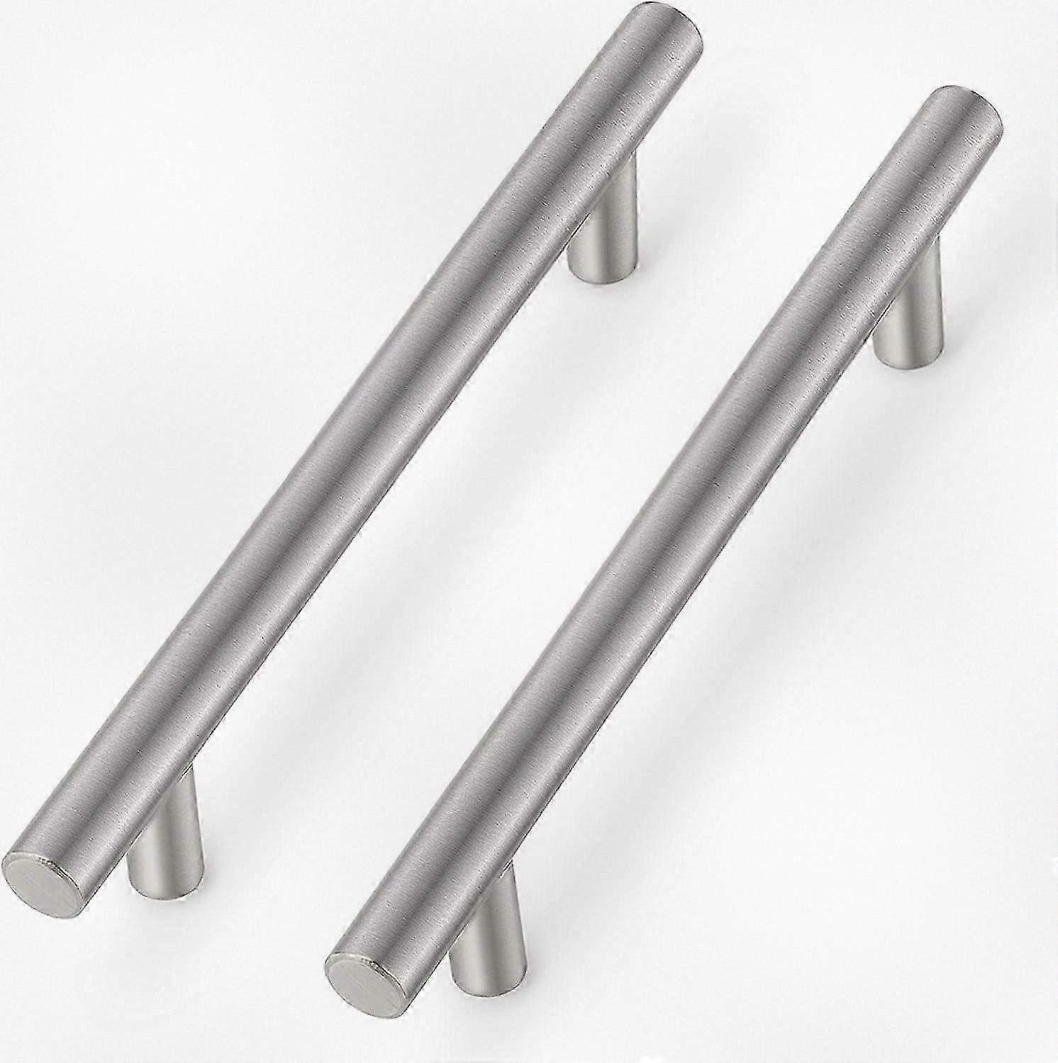 12mm Brushed Nickel Stainless Steel Cabinet Handle for Drawer Cupboard Door Pulls Knobs
