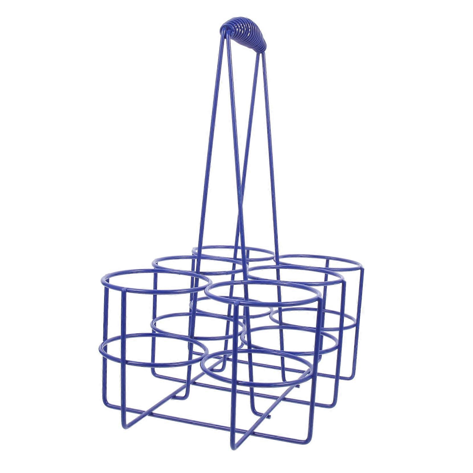 Foldable Bottle Holder Storage Case Six Bottle