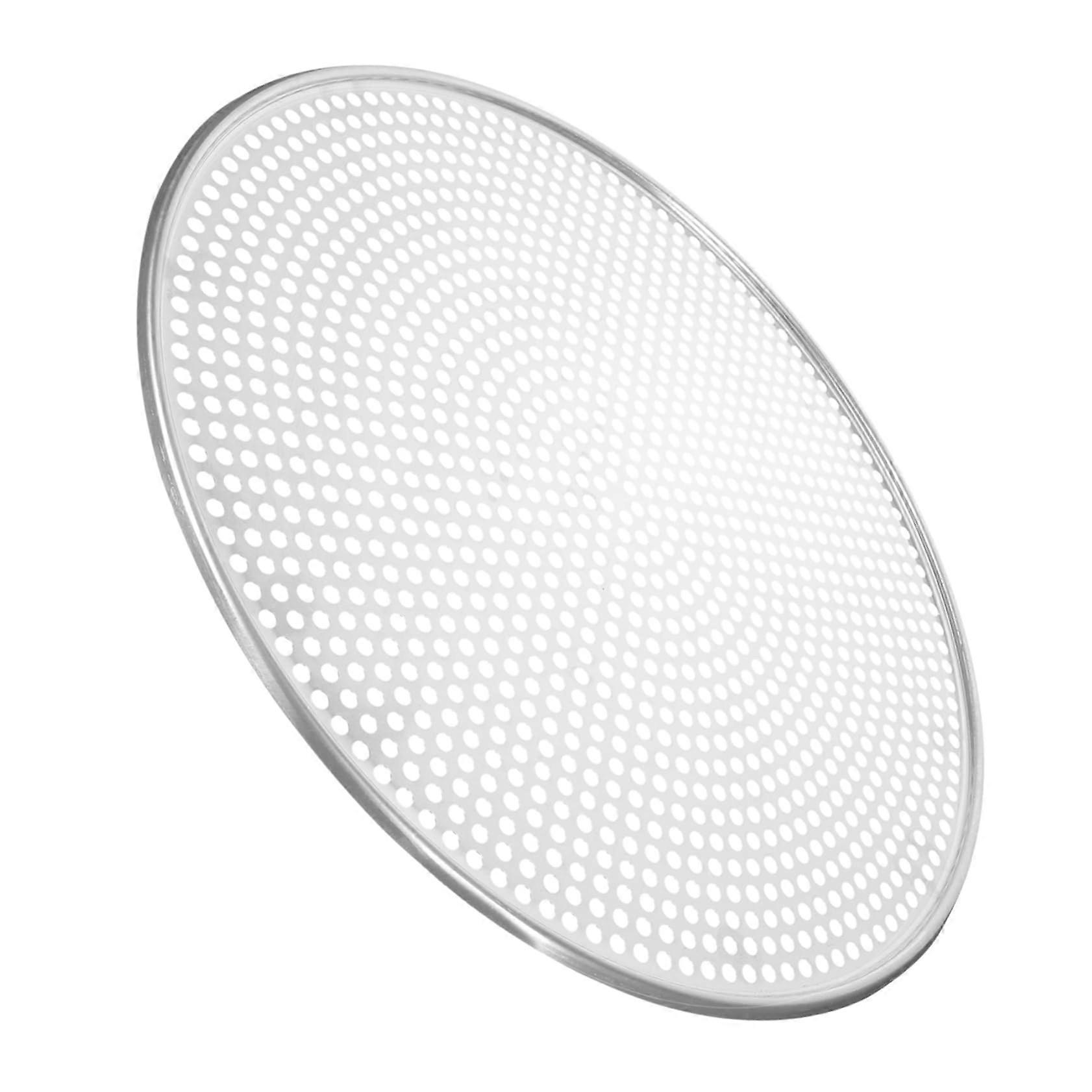 Pizza Pan with Holes 16 Inch Stainless Steel Perforated Nonstick Bakeware Baking Tray for Crispy Pizza and Pies