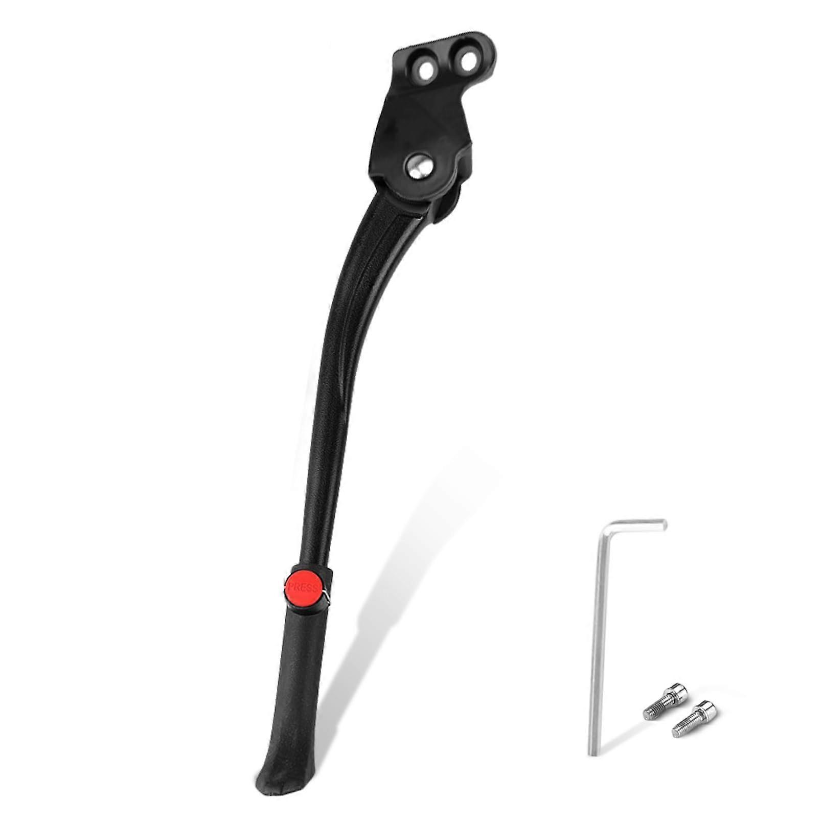 Adjustable Bicycle Kickstand for 24-29 Inch Wheels, 33-39cm Height, Aluminum Alloy, Compatible with Mountain and Road Bikes