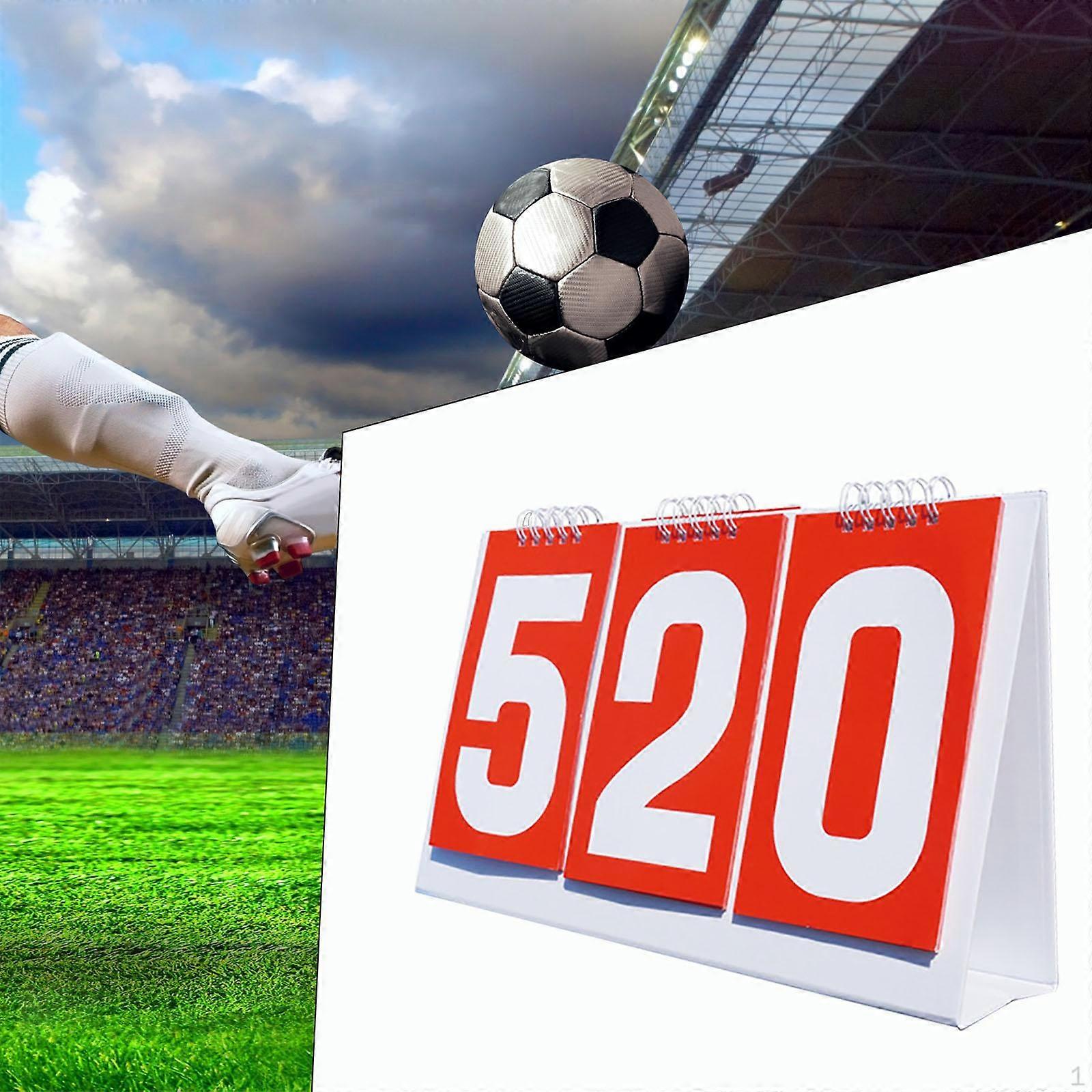 Flip Scoreboard Score Flipper 3 ψηφία Scorekeeper Keeper για βόλεϊ