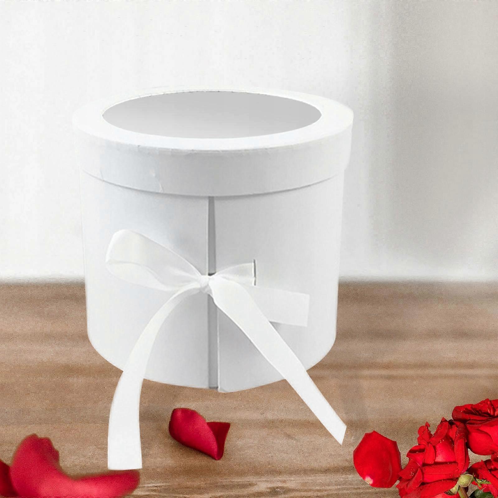 Double Layer Boxes Round Flower Box