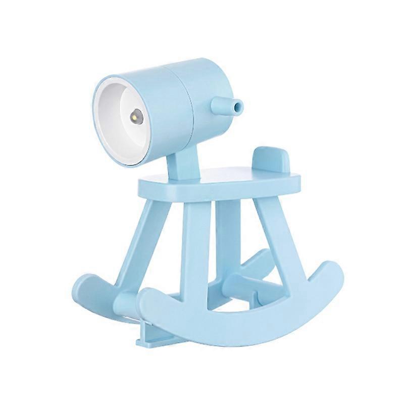 TL28 Trojan Horse Shape Mini Night Light LED Cartoon DIY Atmosphere Table Lamp TL28 (Blue)