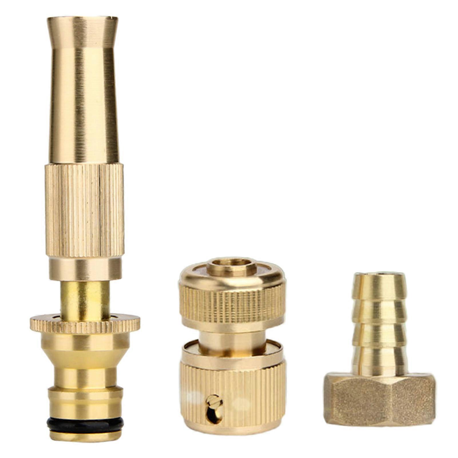 Pressure Prime Hose Nozzle Adjustable Copper Water Sprayer Accessories