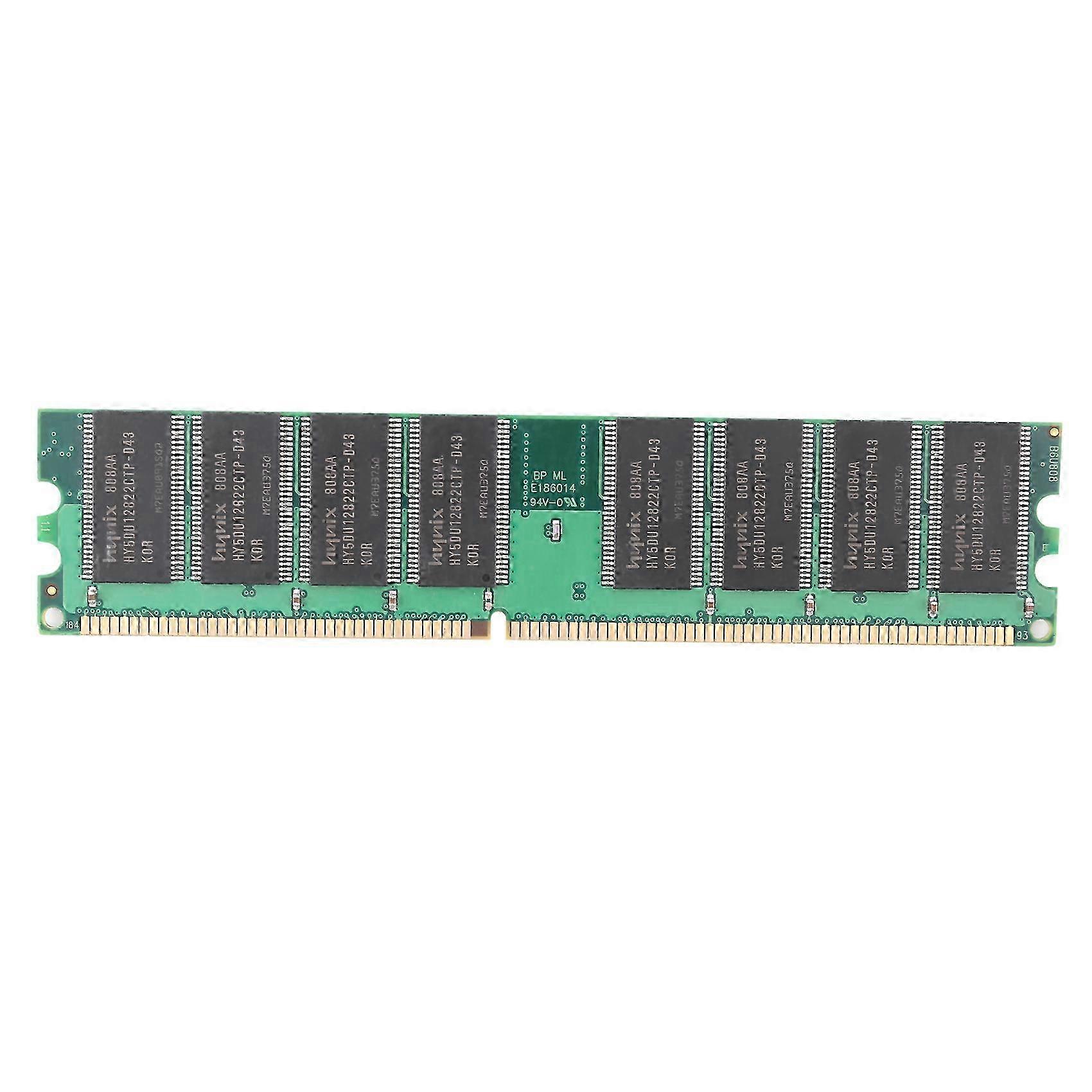 DDR 1GB PC Memory Ram DDR1 Desktop PC3200 400MHz 184 Pin Non-ECC Computer Memoria Module NN