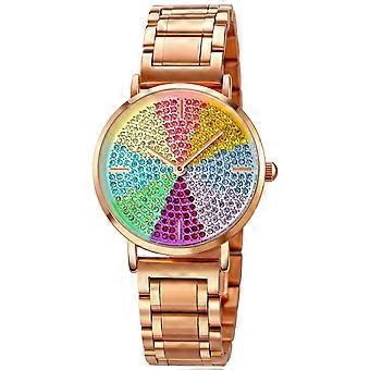 SKMEI 1811 Eight Color Diamond Dial Quartz Watch for Ladies