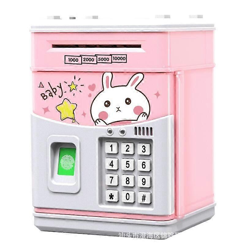 Simulation Fingerprint Induction Piggy Bank