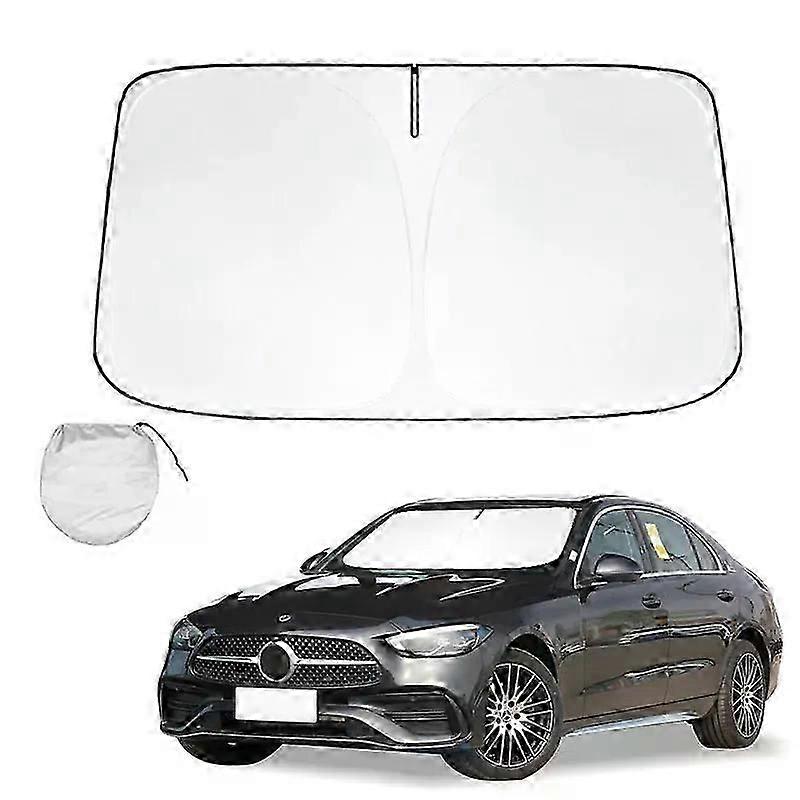 Windshield Sun Shade For  C Class W206 Sunshade Sun Visor Protector Foldable Blocks UV Rays Keep Car Cooler