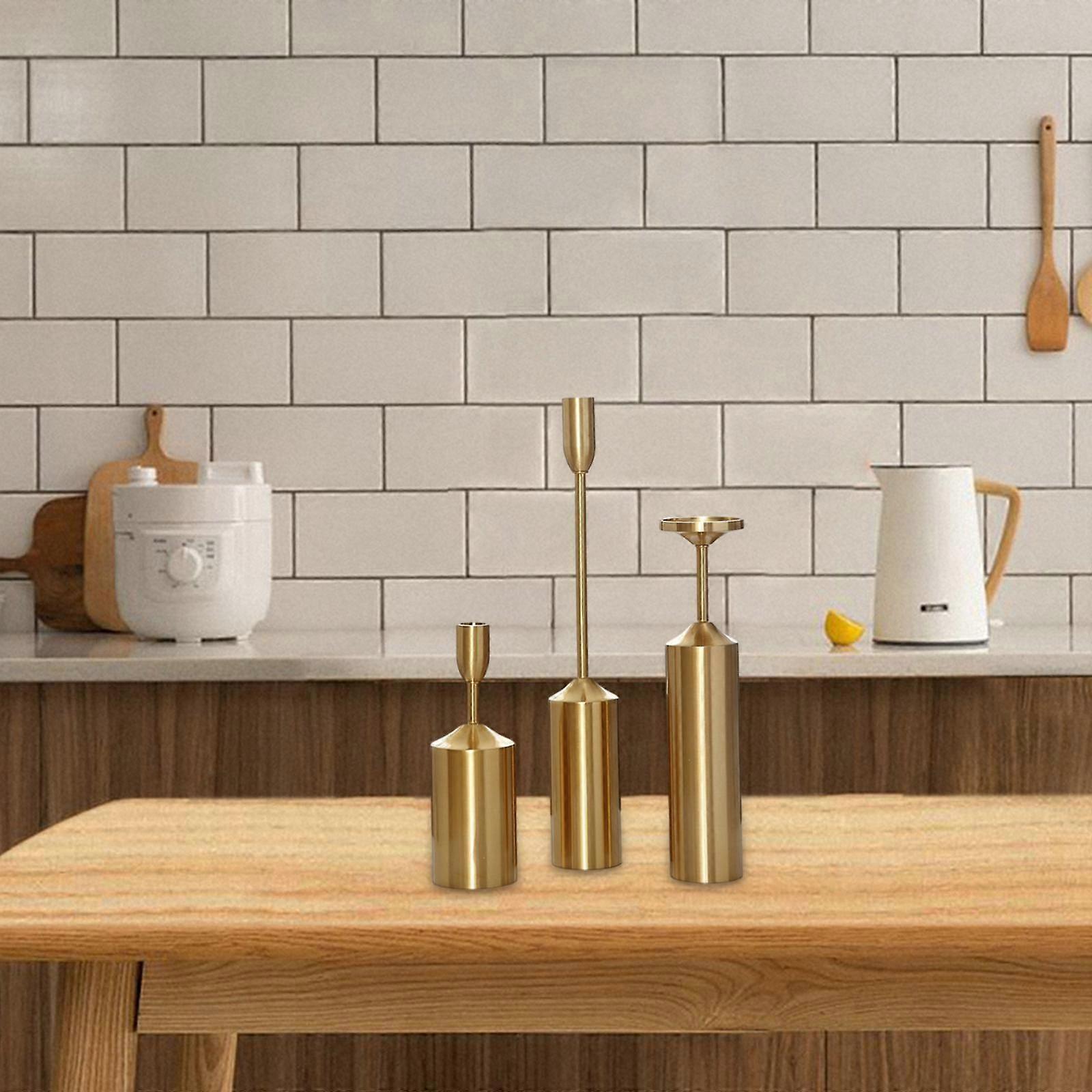 Golden Candlestick Modern Candlestick On