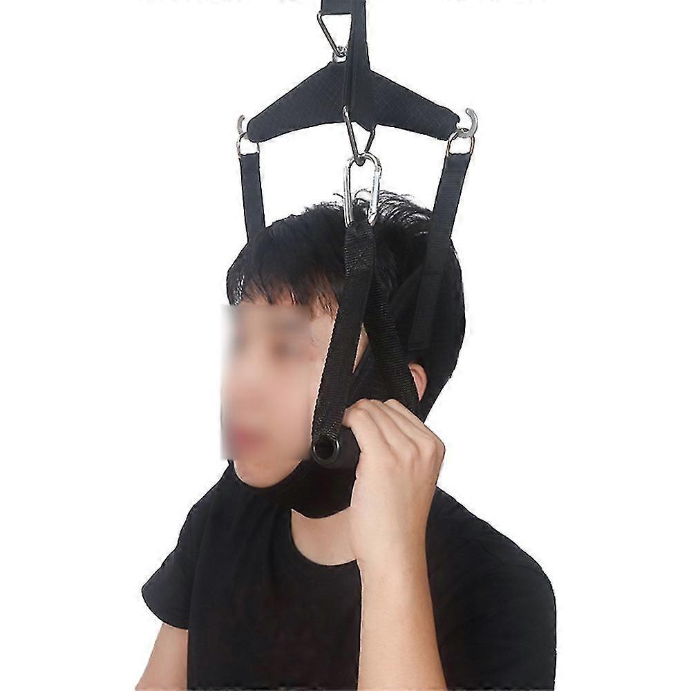 Servikal Boyun Traksiyon Cihazı Boyun Ağrısının Giderilmesi İçin Taşınabilir Kapı Üstü Cihaz, Baş Üstü Traksiyon Sedyesi Ev Fizik Tedavisi Artrit, Disk Bu