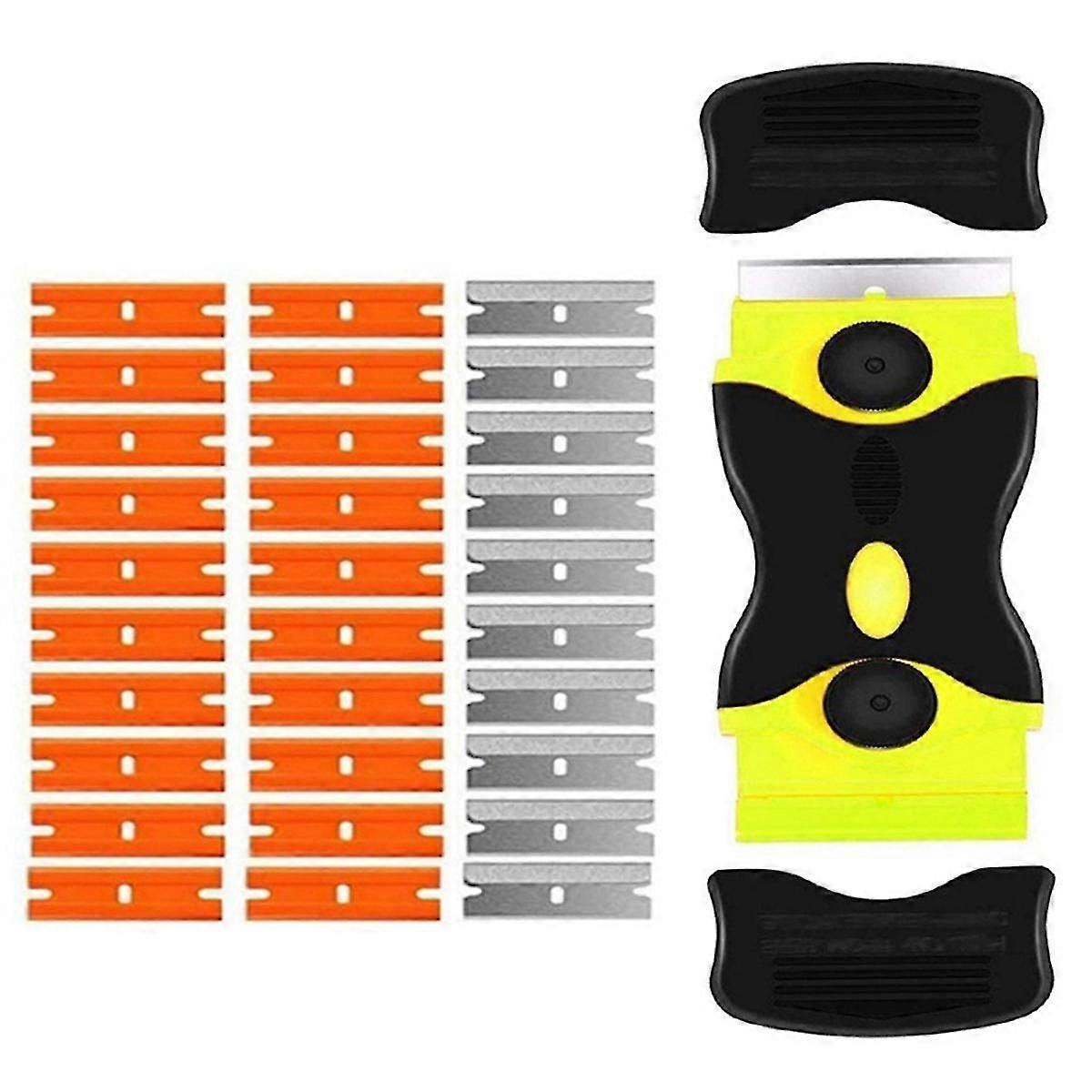 31-Piece Multi- Scraper Scraper with 20 Plastic and 10 Metal Blades Scraper Cleaning Tools.