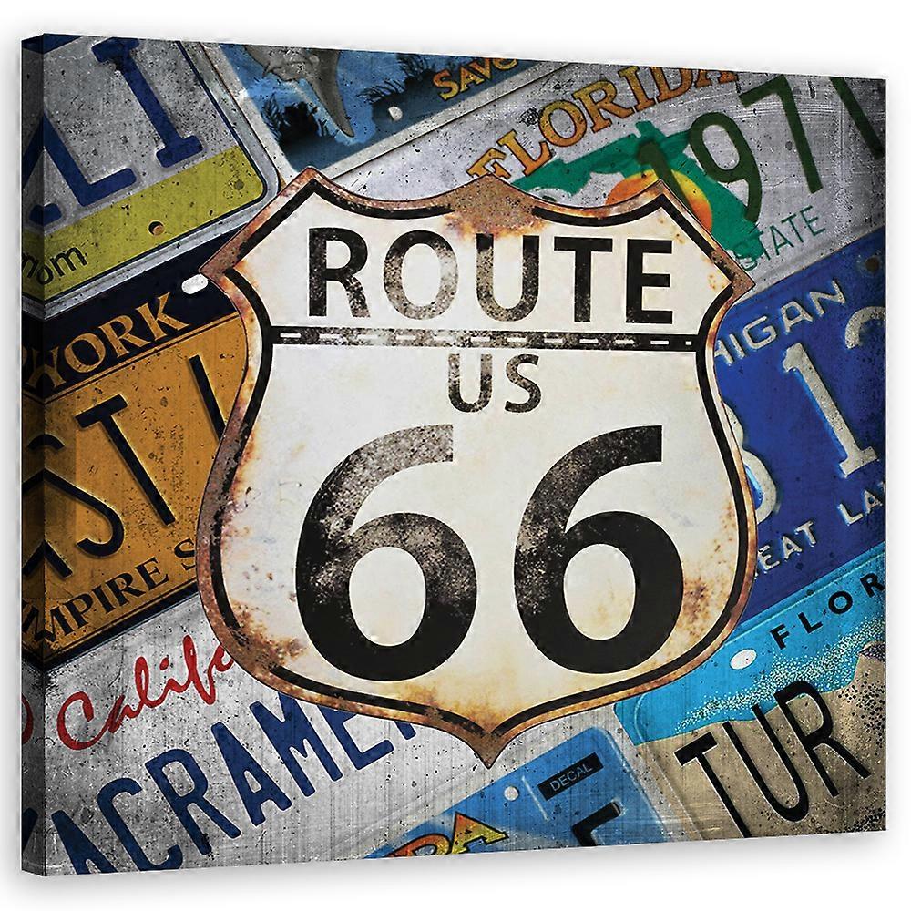 Lienzo, Con subtítulos - Color - 60x60