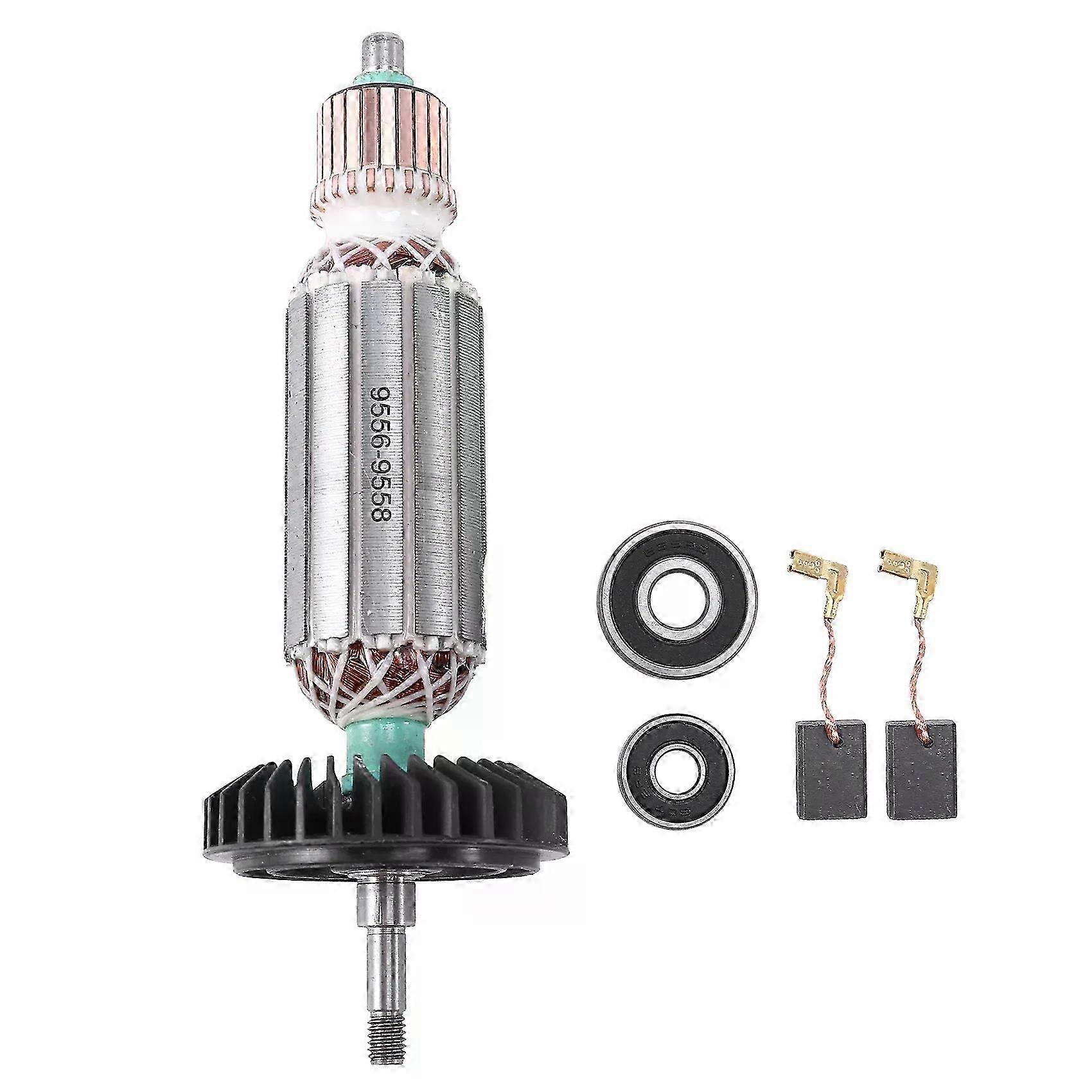 Replacement AC220V-240V Armature Rotor for MAKITA Angle Grinder 9556 9557 9558 9556NB 9556HN 9557NB 9557HN 9558NB 9558HN SZRH A-B