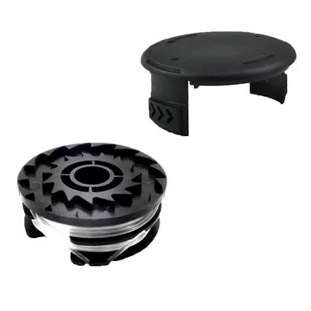 For Parkside Lawn Mower Replacement Spool + Spool Cap, TLP-01 / TLP-01-1
