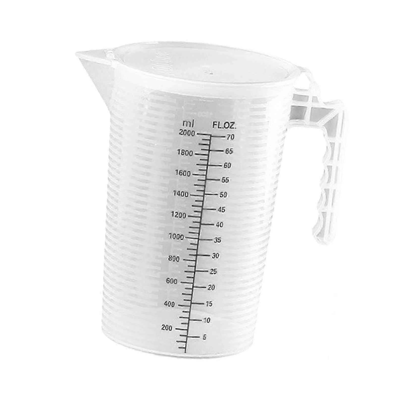 Measuring Cup, Measuring Container with Handle and Pour Spout, Water Jug, Easy Clean, Reusable Baking Kitchen Accessories
