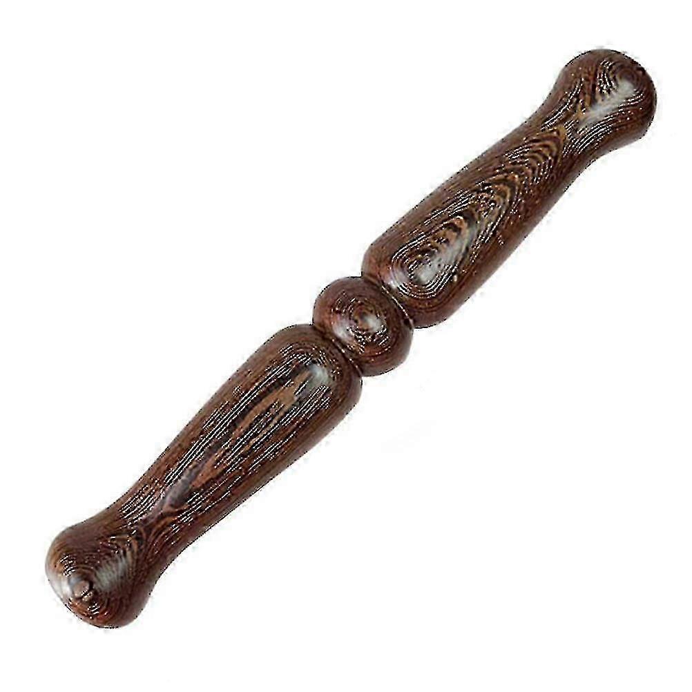 1 adet Tai Chi Cetvel Masif Ahşap Tai Chi Stick Kungfu Egzersiz Ekipmanları (kahve)-hao-İyi