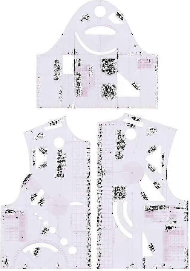 1:3 Tuch Design Lineal, Transparent Französisch Kurve Lineal Handwerk Tailor-FCY Glück