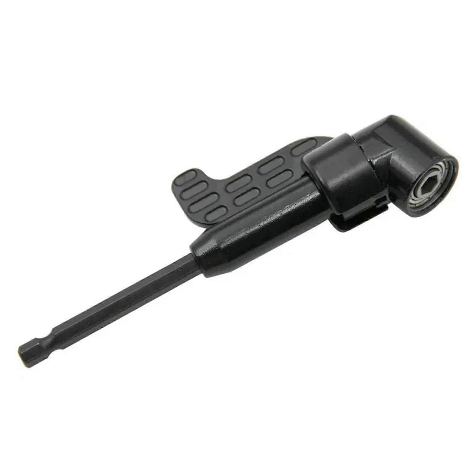 105 Degree Drill Adapter Attachment - 1/4 Inch Impact Driver Extension Hex Bit Socket for Wrench and Screwdriver Compatibility