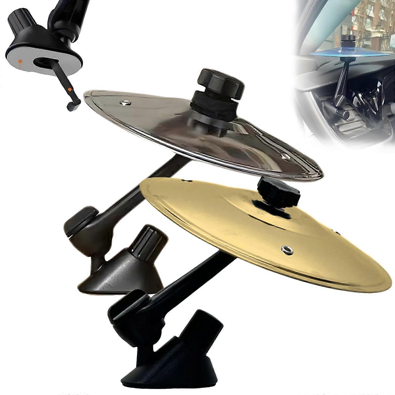 Car Cymbal Air Vent, Mini Car Cymbal Drum Set for Music Lovers, 2-Pack, Durable Design, Portable Size, Universal Fit