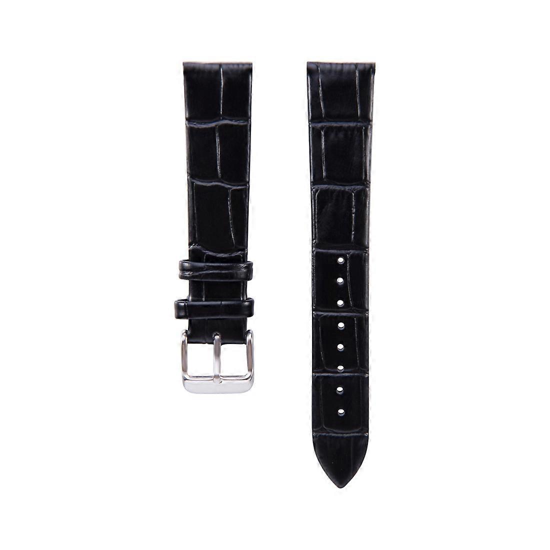 For Huawei B5 Bamboo Leather Watch Band(Black)