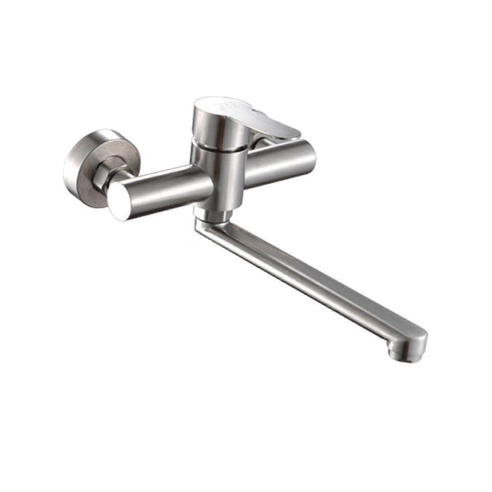 Kitchen Faucets Long Spout Reach 360 Rotating Sink Faucet for Garden