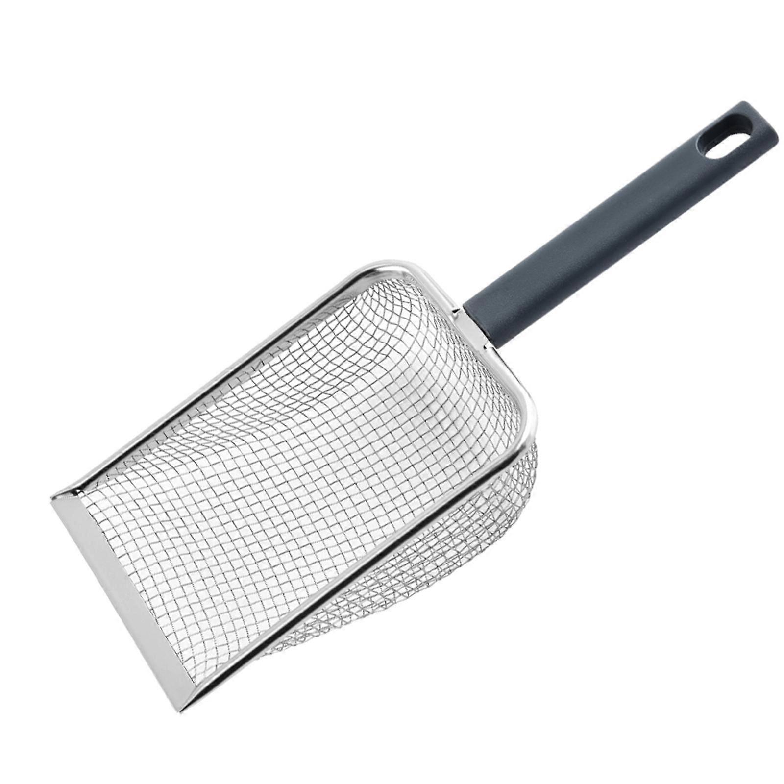 Cat Litter Scooper Fine Mesh Mesh Screen Fecal Spoon Long Handle Pet Sifter