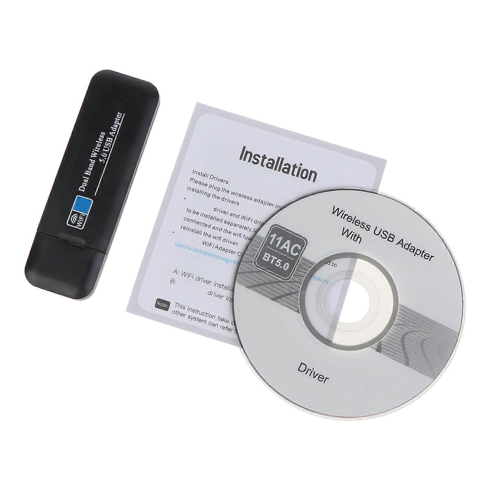 USB 3.0 AC-1200Mbps USB WiFi Wireless Adapter Network Card Bluetooth-compatible 4.0 Wi Fi Dongle LAN Ethernet Dual Band