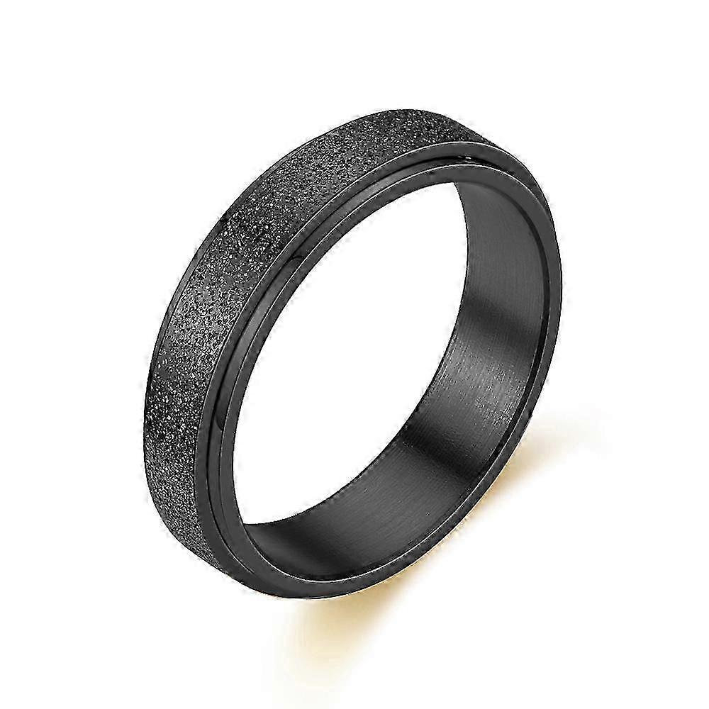Erkekler ve Kadınlar için Anti-Stres Spinner Yüzük - Paslanmaz Çelik Fidget Takı