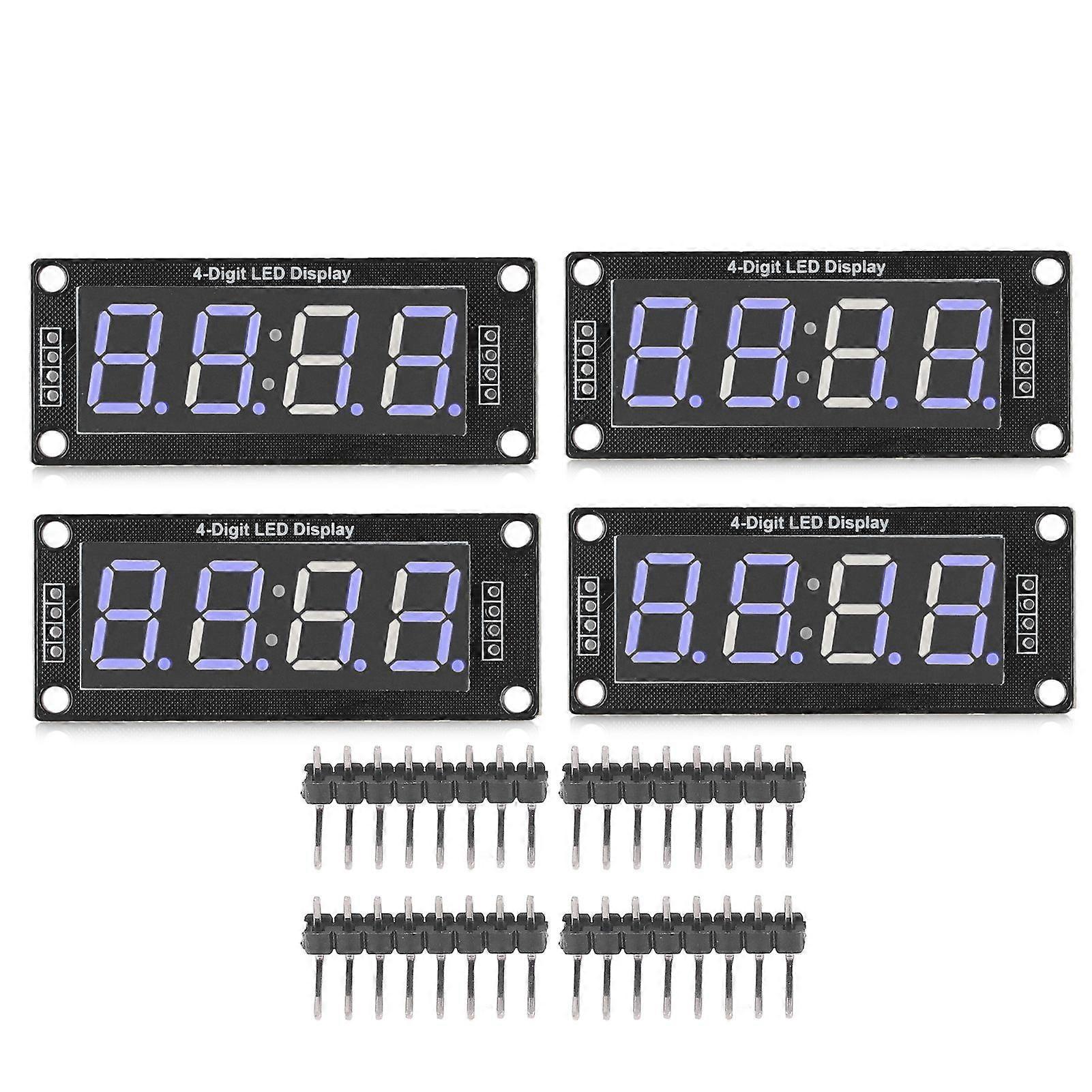 Alta qualità 4 set di orologio versione 0,56 pollici modulo display digitale a quattro cifre sette-se