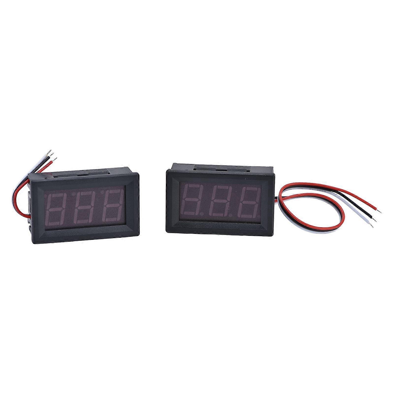 High quality 3-wire DC digital voltage meter 0.56 inch LED digital external