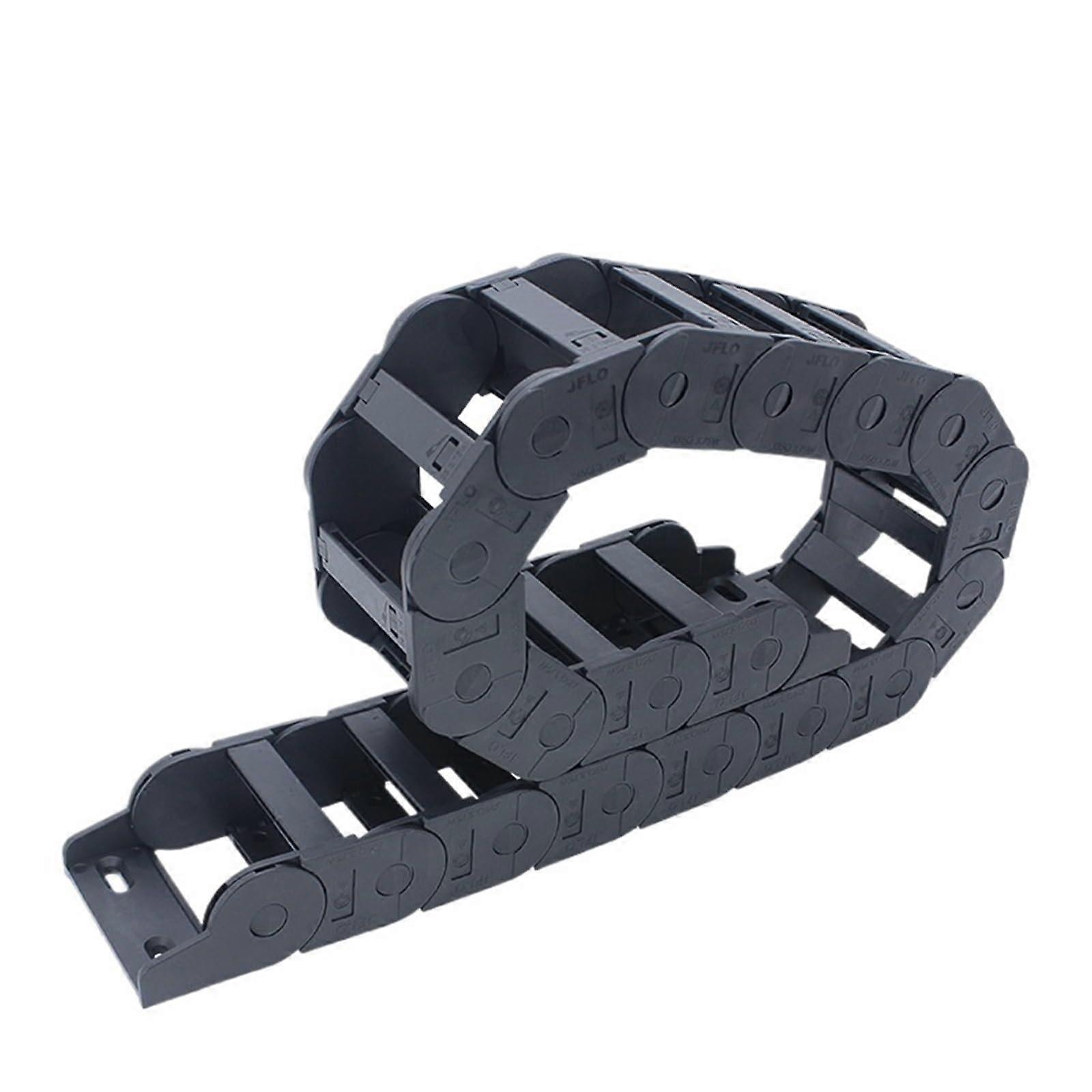 cable chain, 1 m, series J35Q.3.W, connection for external opening, bridge type (75 mm) 35x75 mm 75 mm