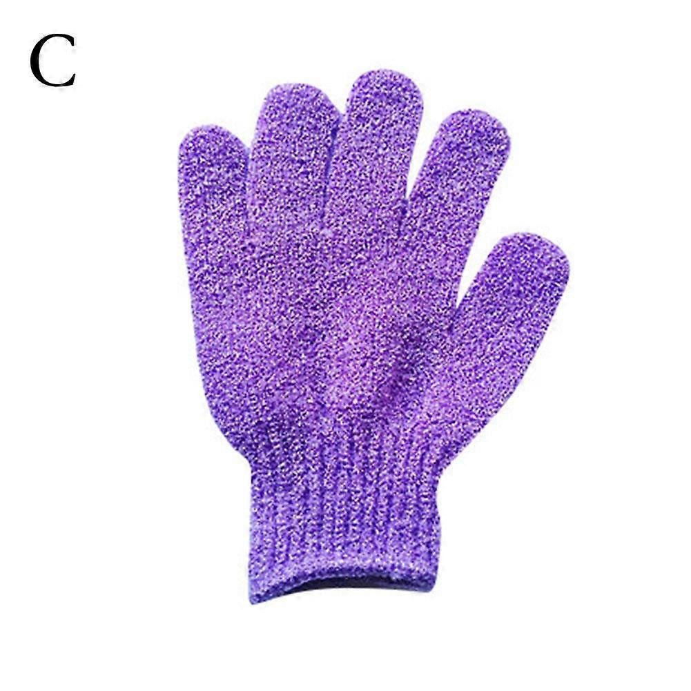 Double Sided Exfoliating Bath Gloves Remove Dead Skin Deep Clean Massage Improve Circulation