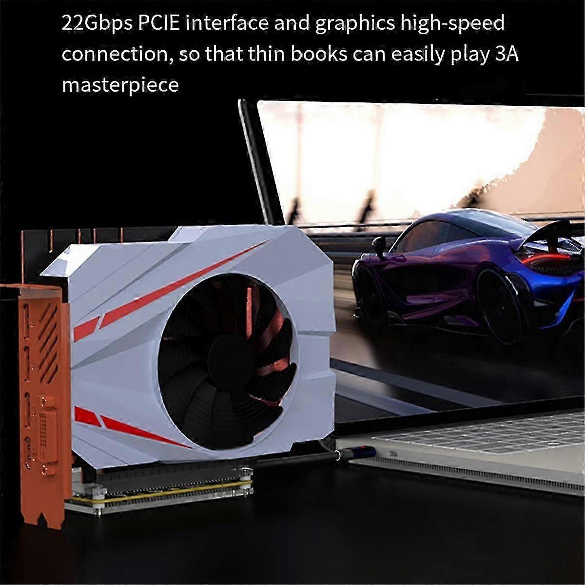 Graphics Card Dock External Gpu Dock+flex Alloy Bracket For Thunderbolt3/4 Laptop Graphics Card Doc