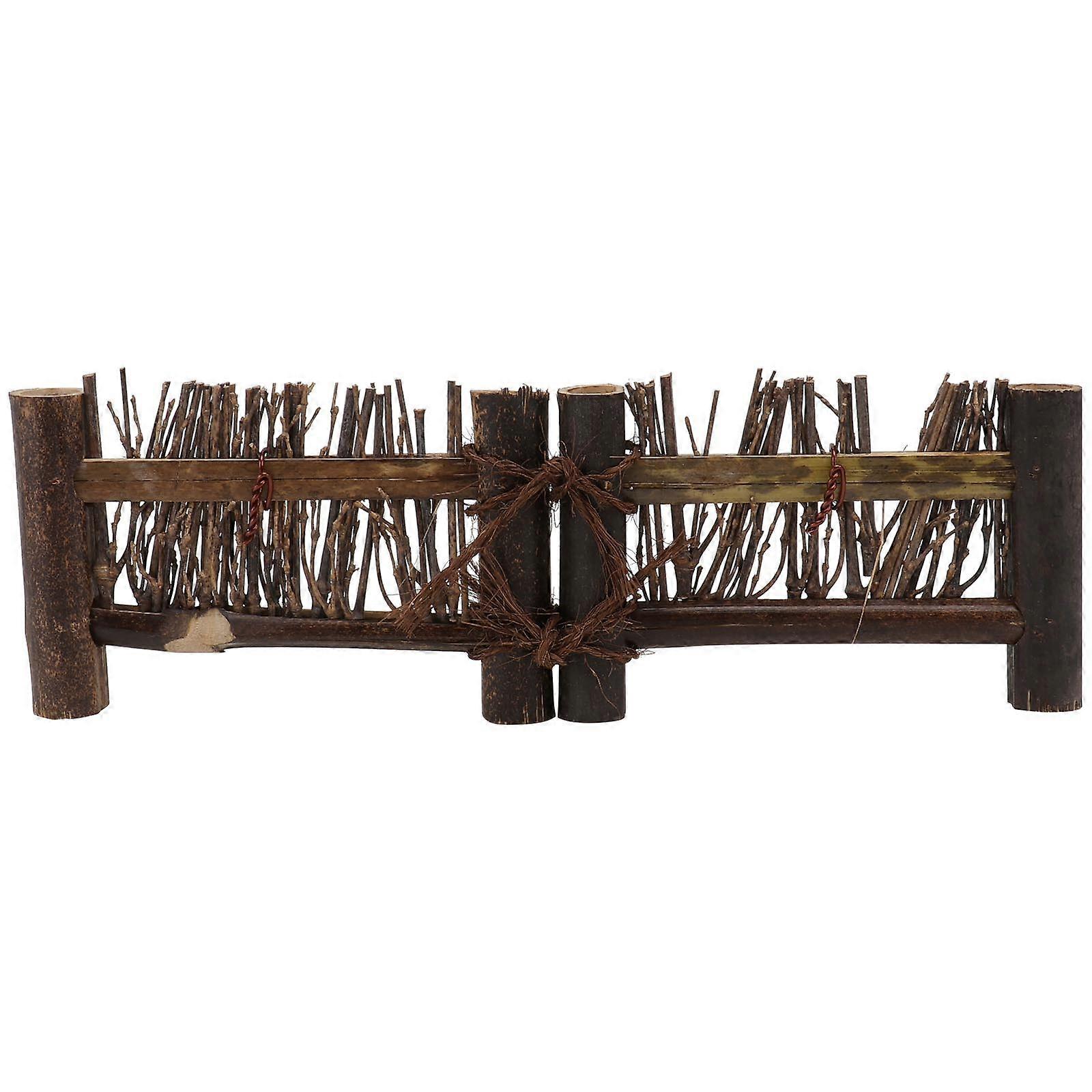 Bonsai and Tea Ceremony Essential, Bamboo Fence for Stylish Micro Landscaping