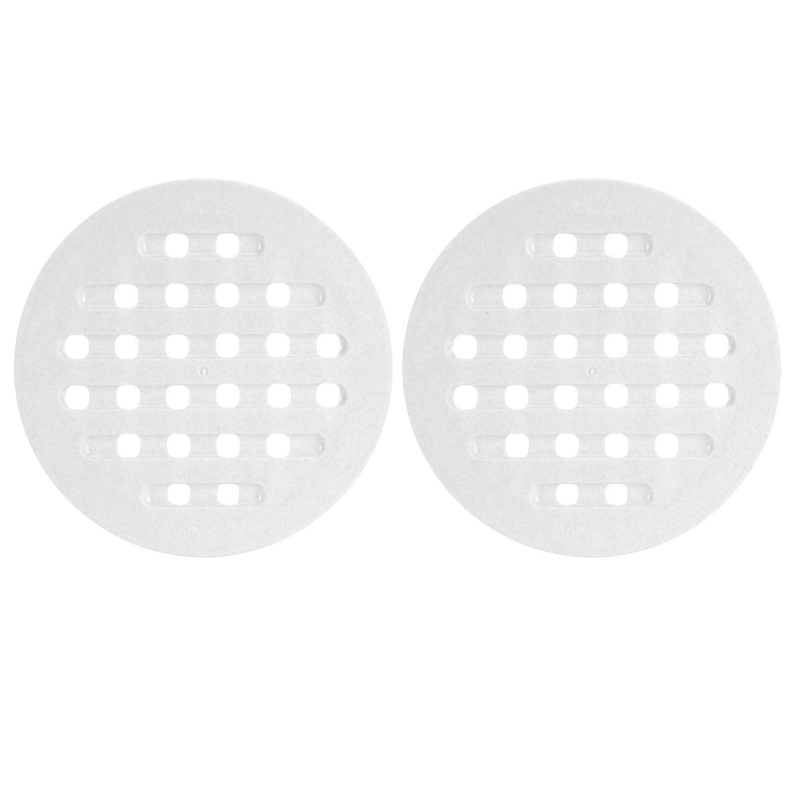 2Pcs Heatproof Dining Table Mats, PS Plastic Pot Pan Protectors for Kitchen