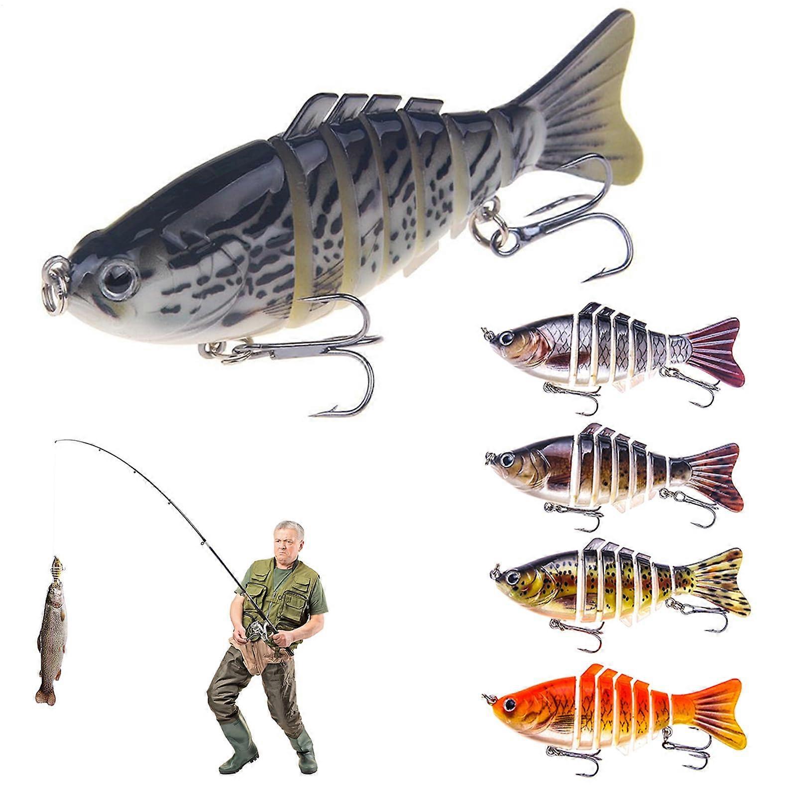 Robot Lure - Multi-Functional Fishing Lure with Realistic Movements for River, Lake, and Sea Fishing