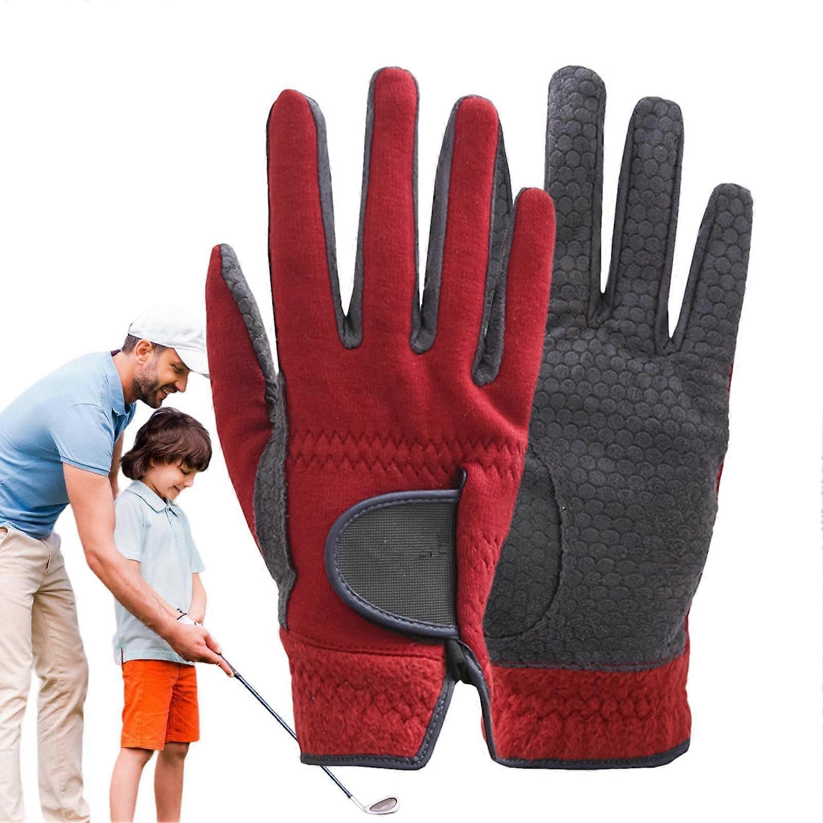 Gants de golf pour hommes par temps froid - Gants de golf antidérapants d’hiver pour hommes, taille 19, matériau durable, poignée complète