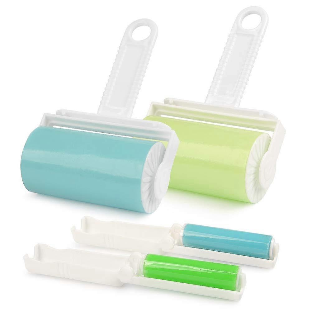 Pack of 2 Reusable Washable Lint Roller with Cover